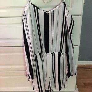 Off the shoulder romper